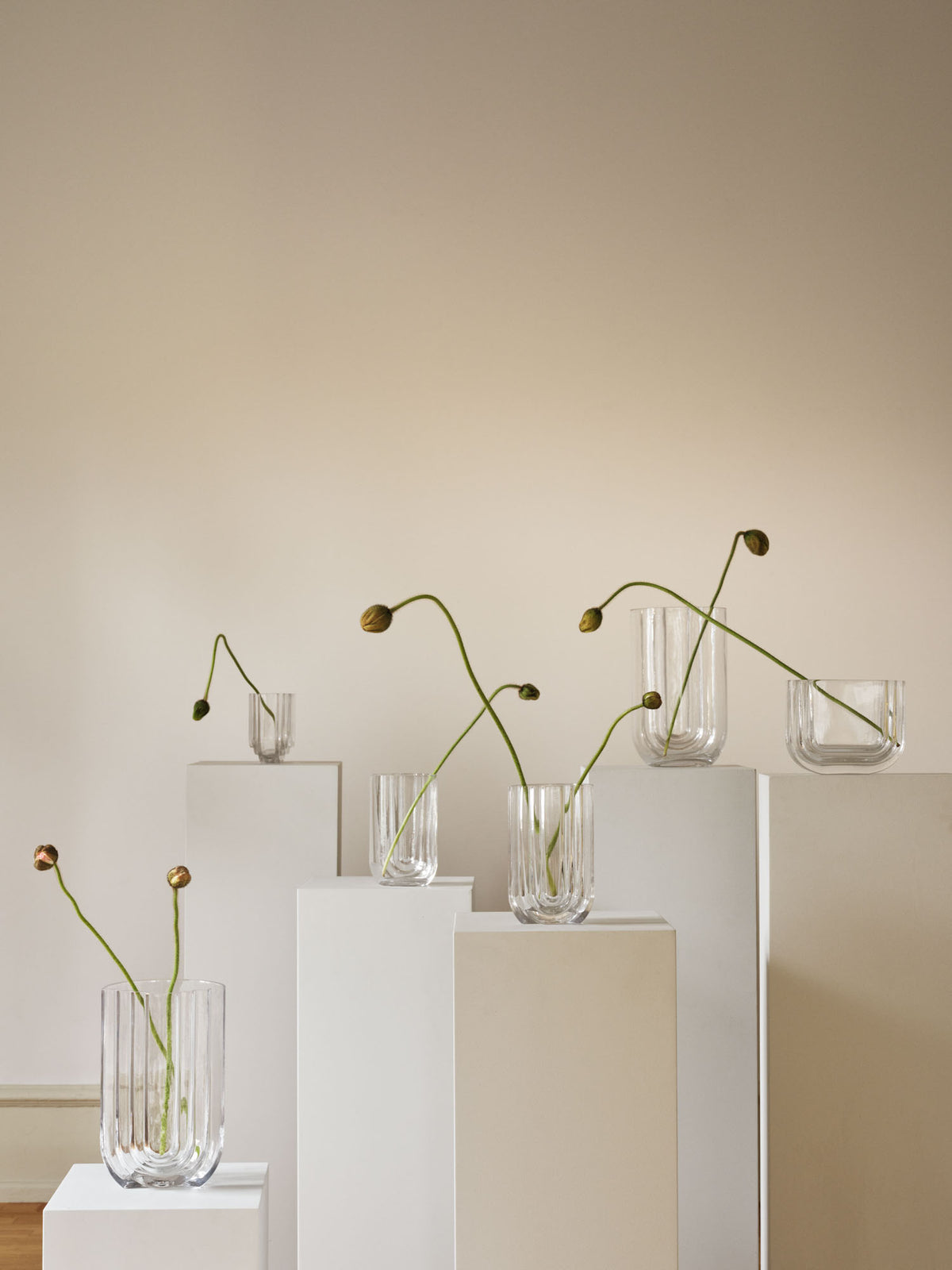 Vima vase oval clear