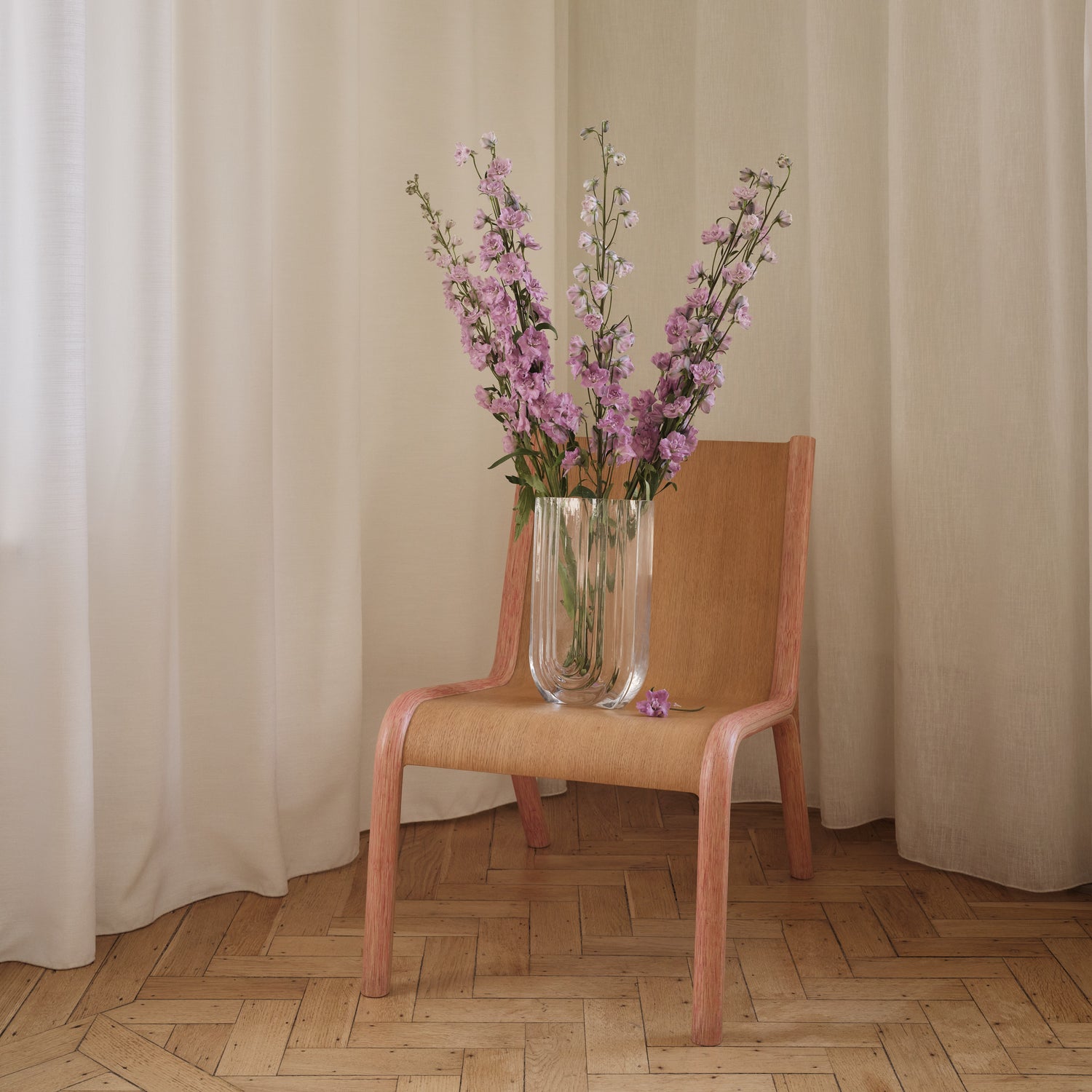 Vima vase large clear