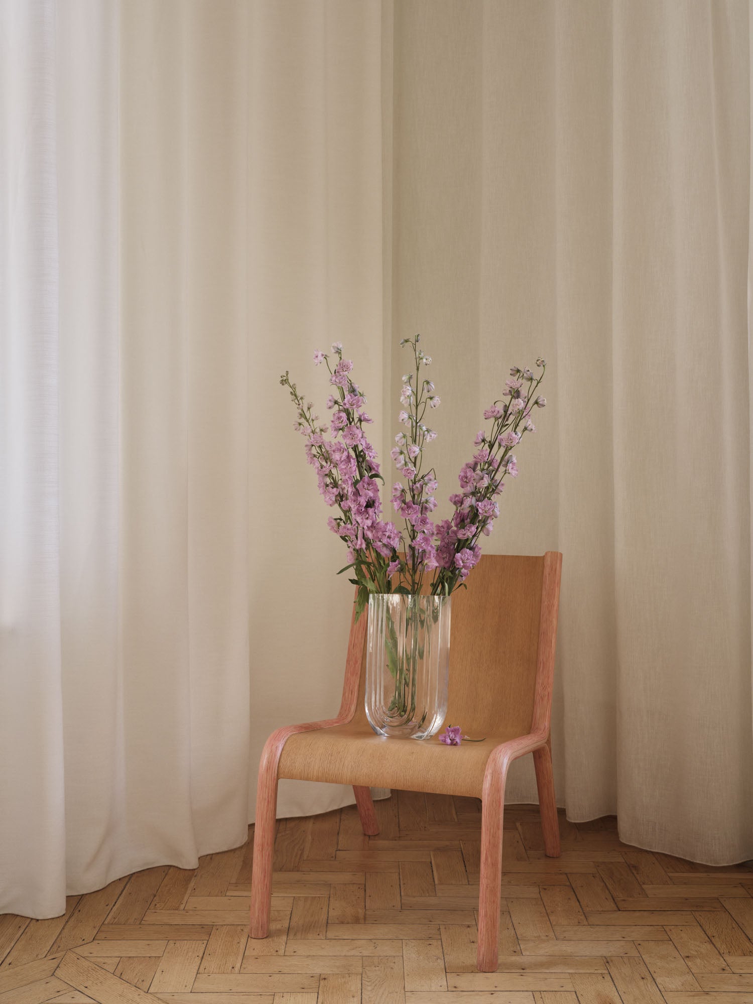 Vima vase large clear