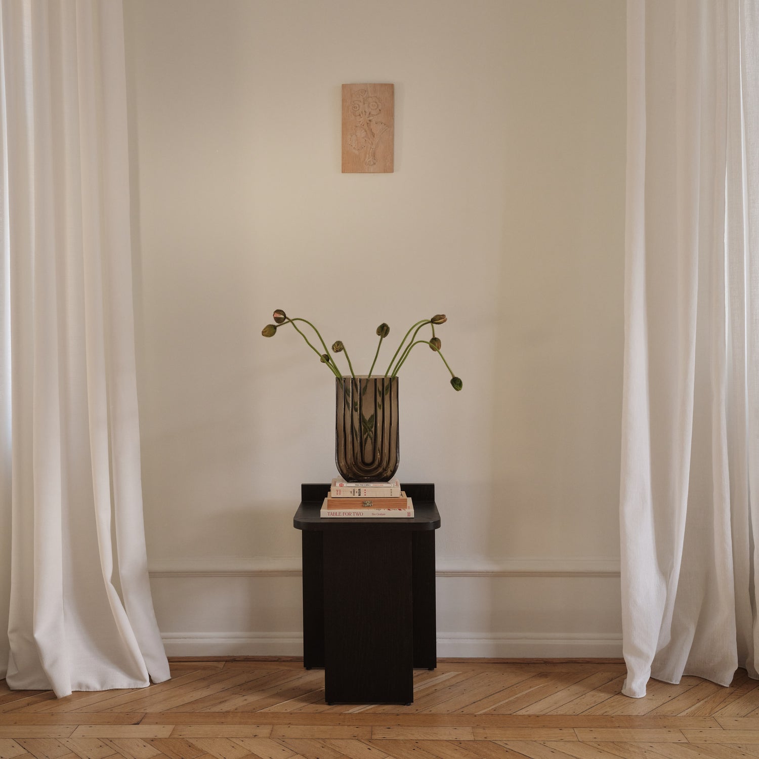 Vima vase large smoked