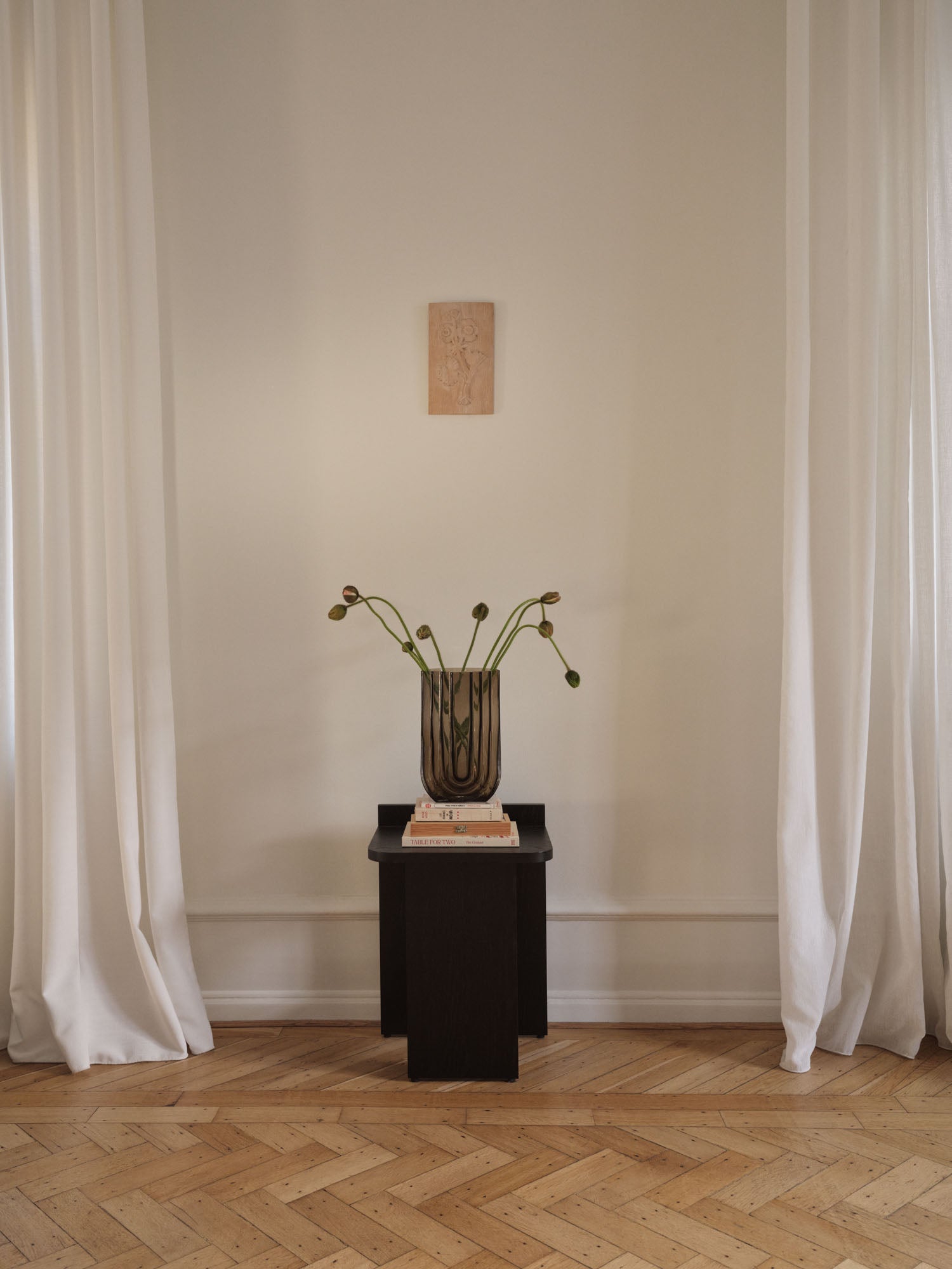 Vima vase large smoked