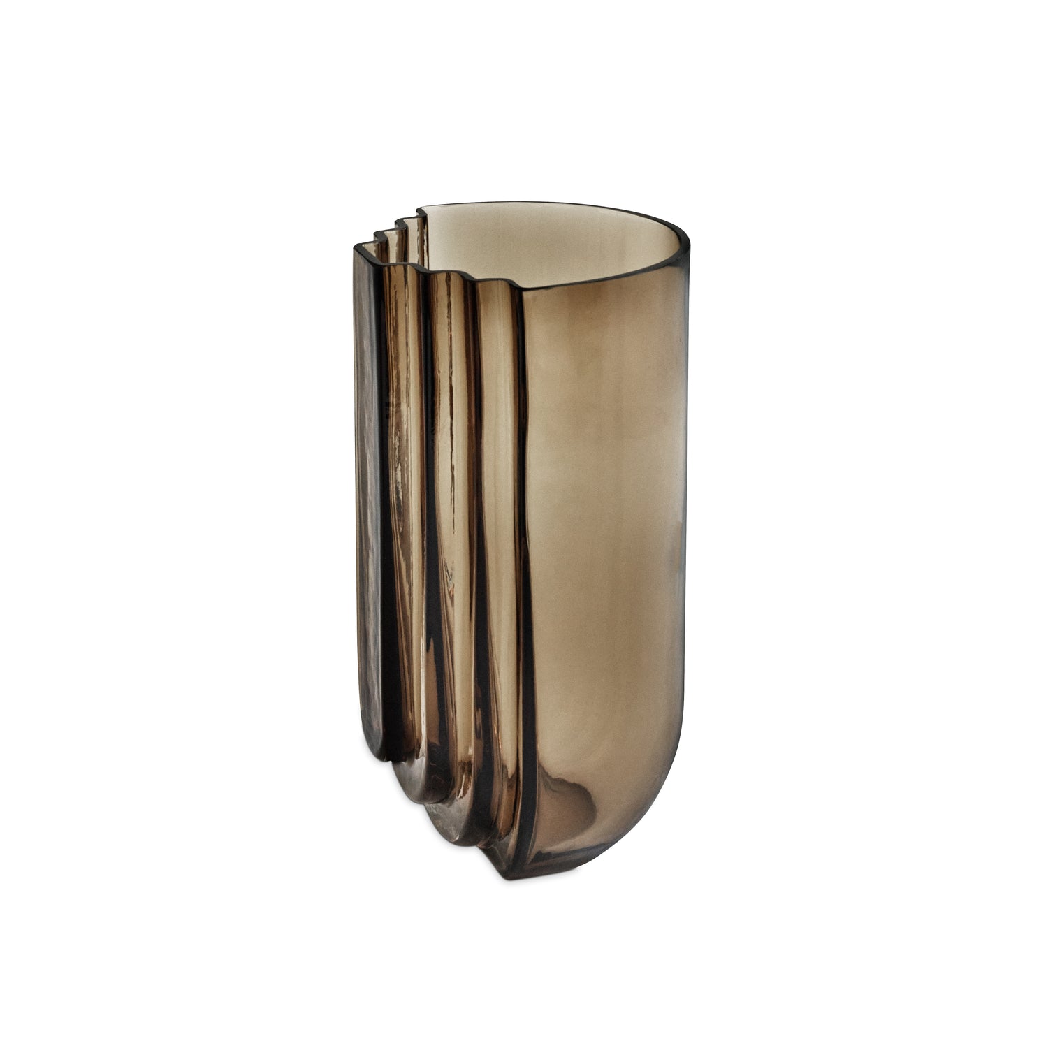 Vima vase large smoked