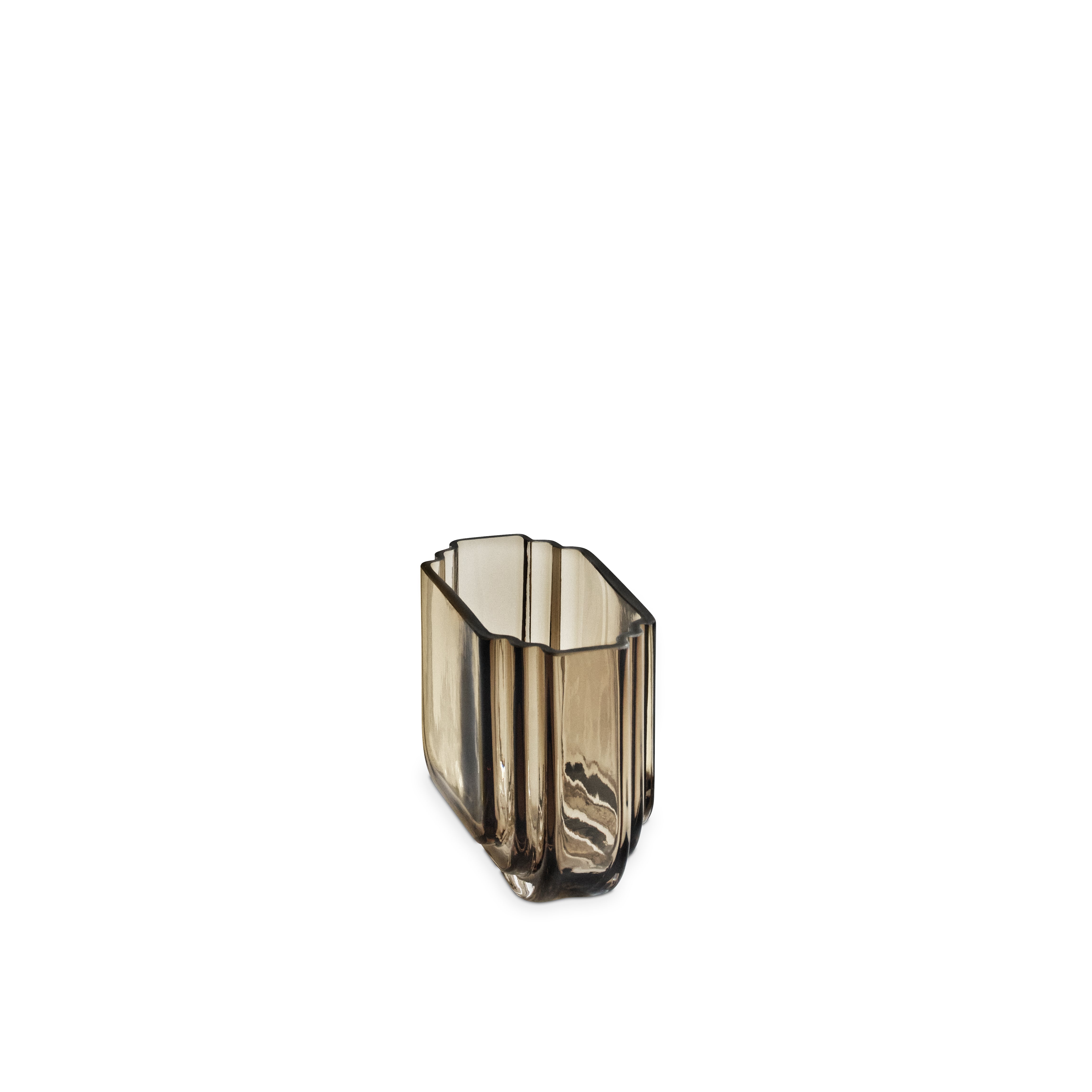 Vima vase oval smoked