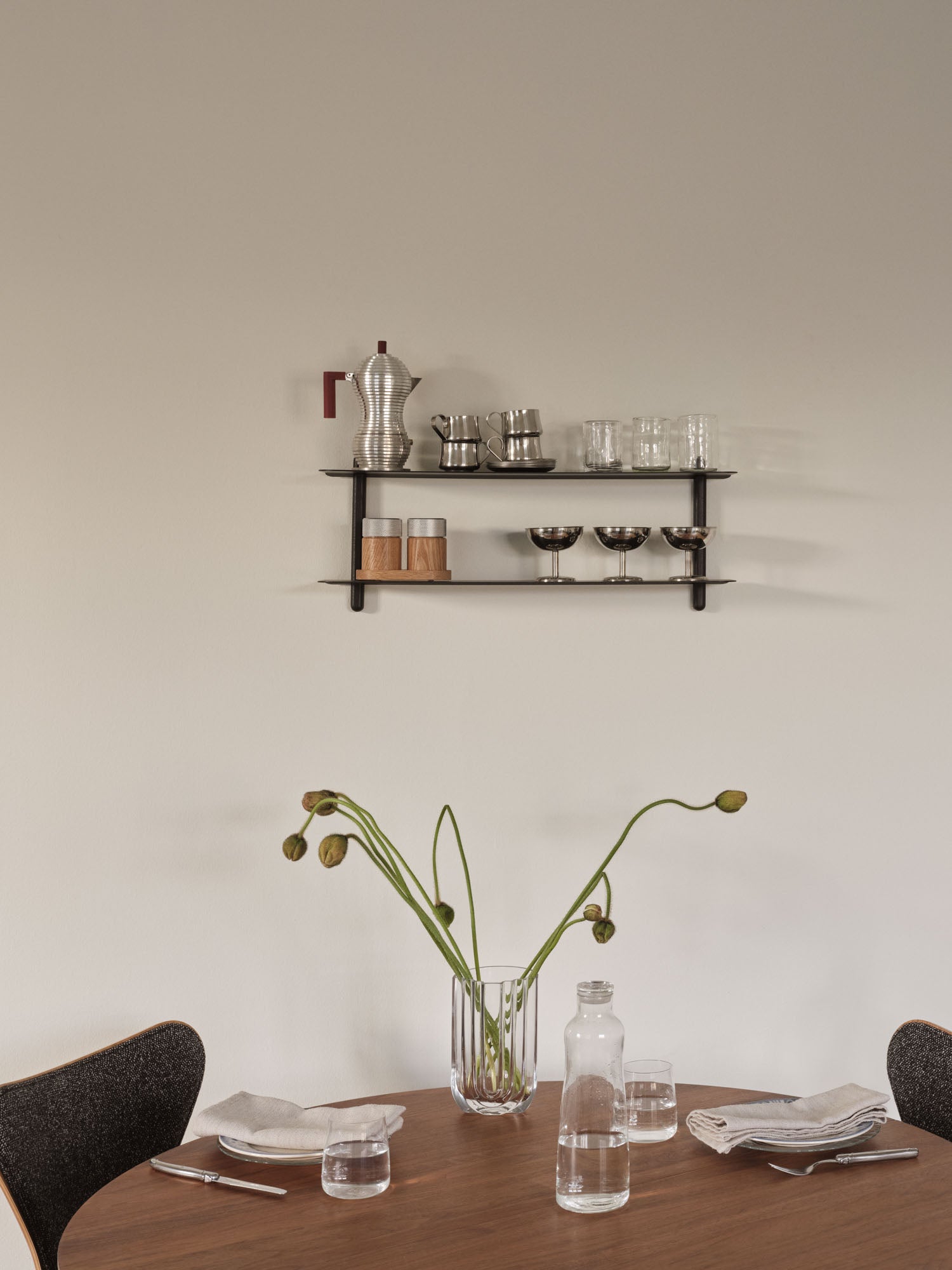 Nivo shelf F black ash/ black