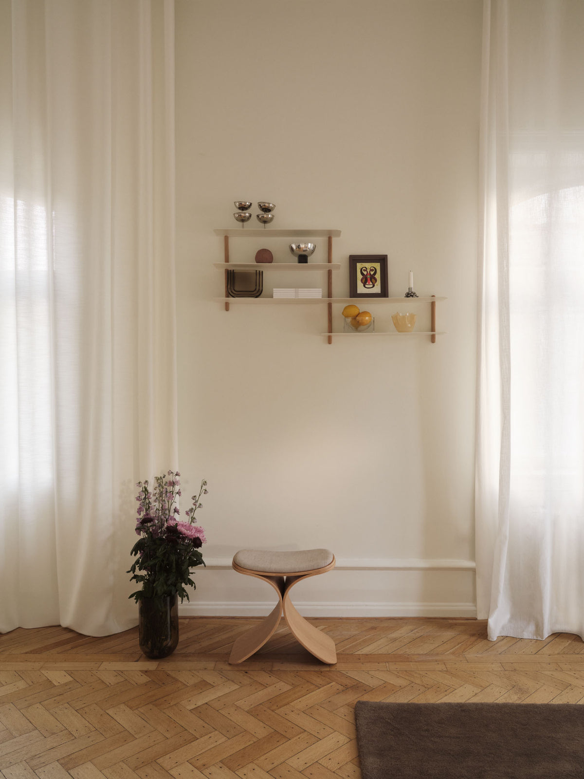 Nivo shelf B light oak/ white