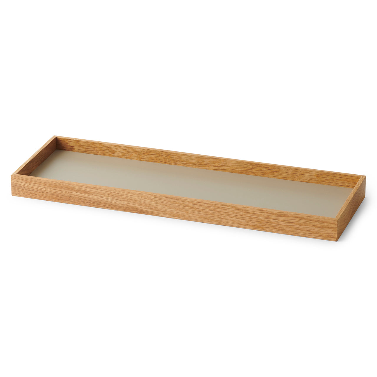 Frame tray small oak/ grey