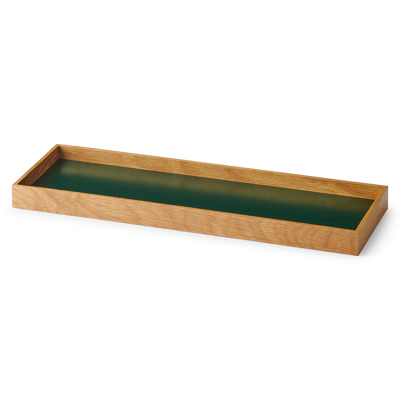 Frame tray small oak/ green