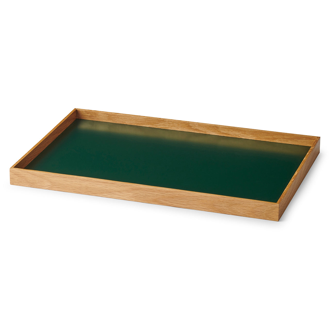 Frame tray medium oak/ green