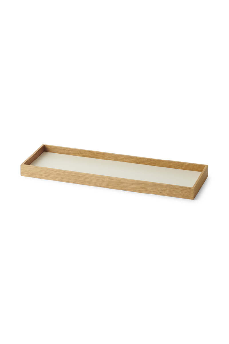 Frame tray small oak/ beige
