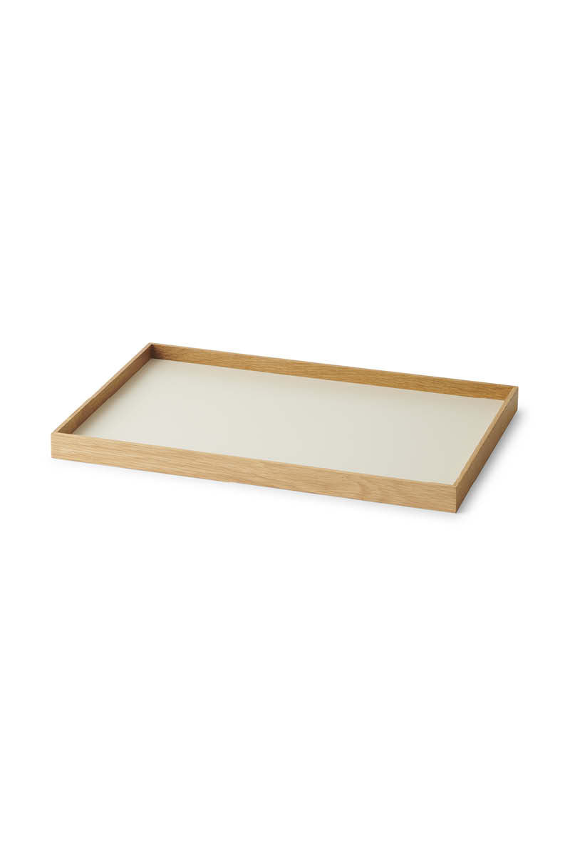 Frame tray medium oak/ beige