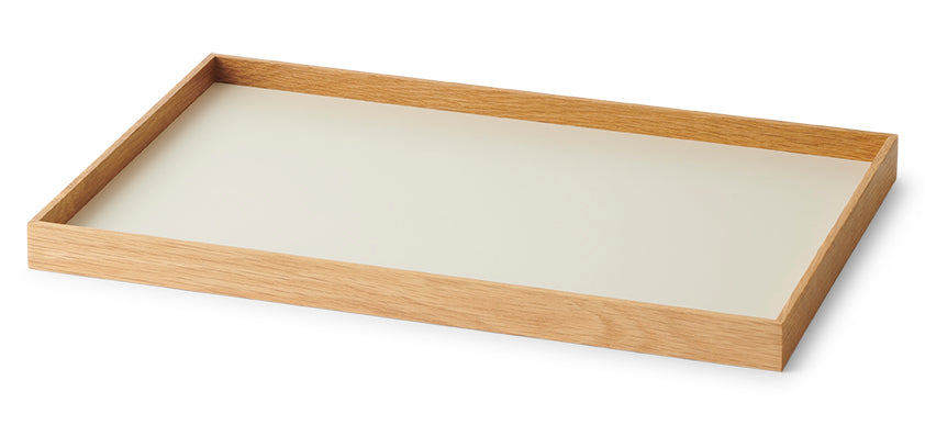 Frame tray medium oak/ beige