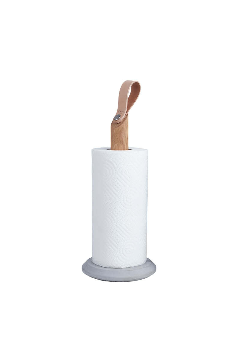 Grab kitchen roll holder oak