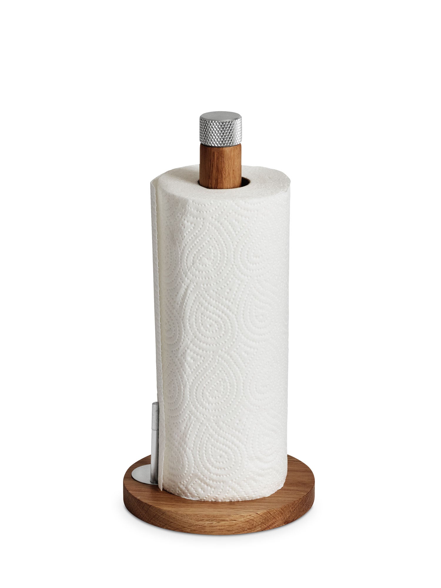 Sina kitchen roll holder oak/ steel