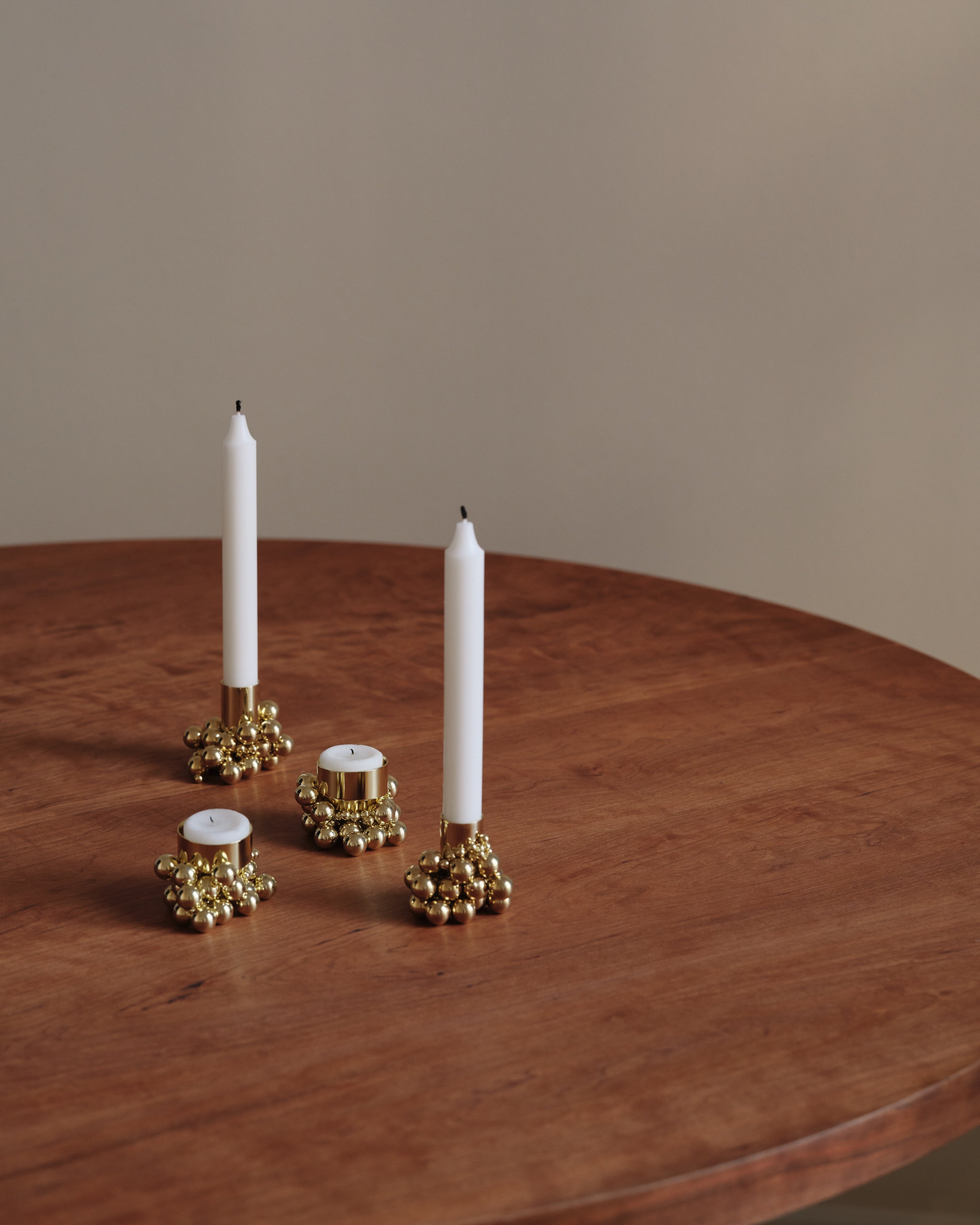 Molekyl tealight 1 brass