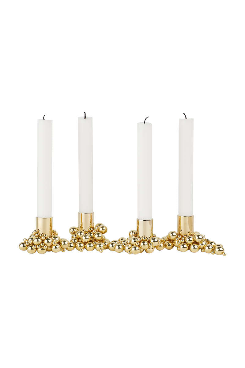 Molekyl candlelight 4 brass