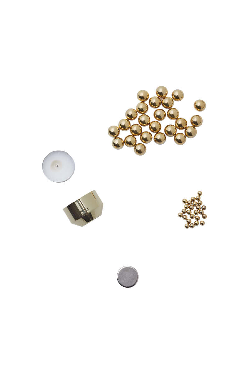 Molekyl tealight 1 brass