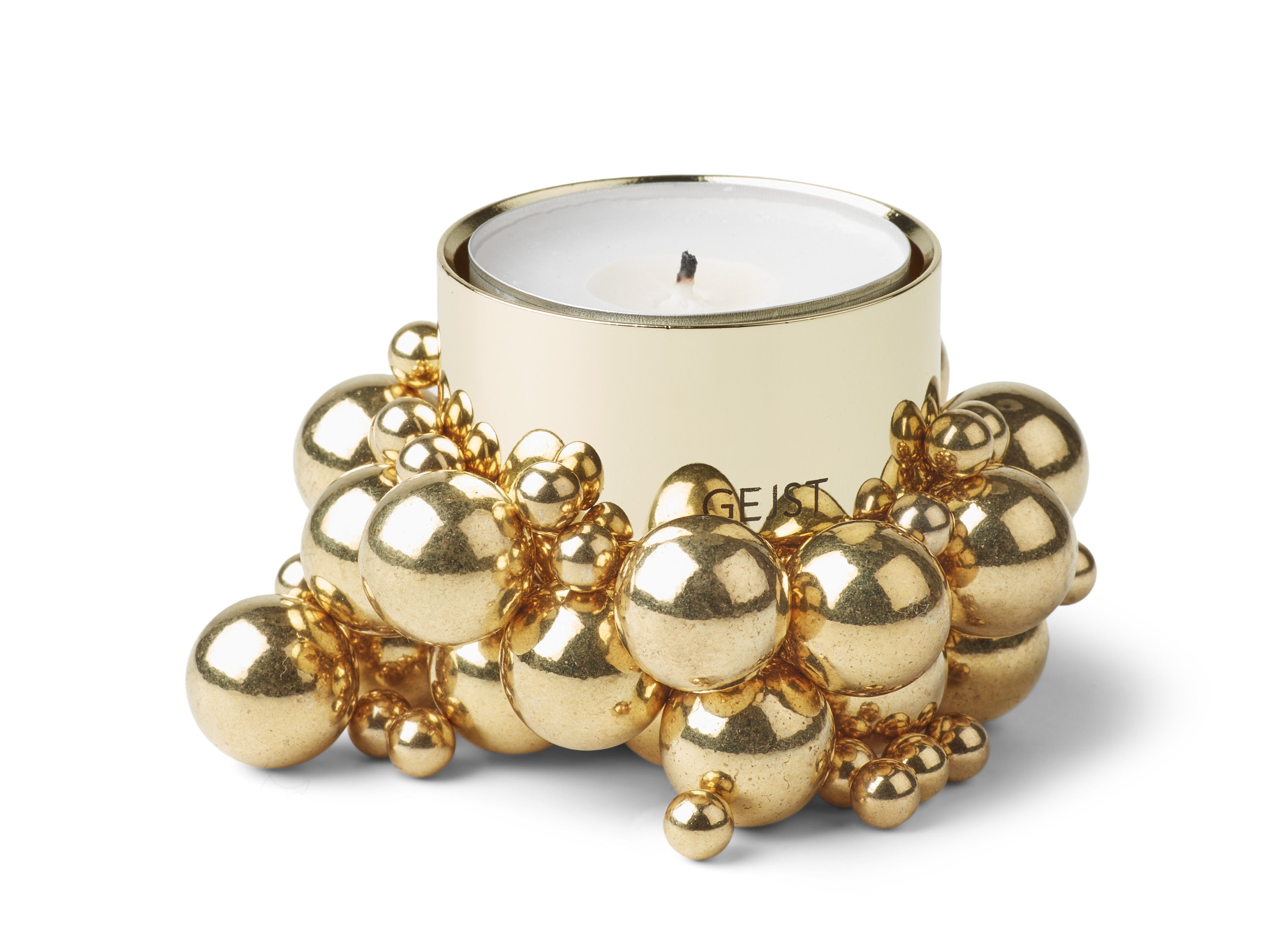 Molekyl tealight 1 brass