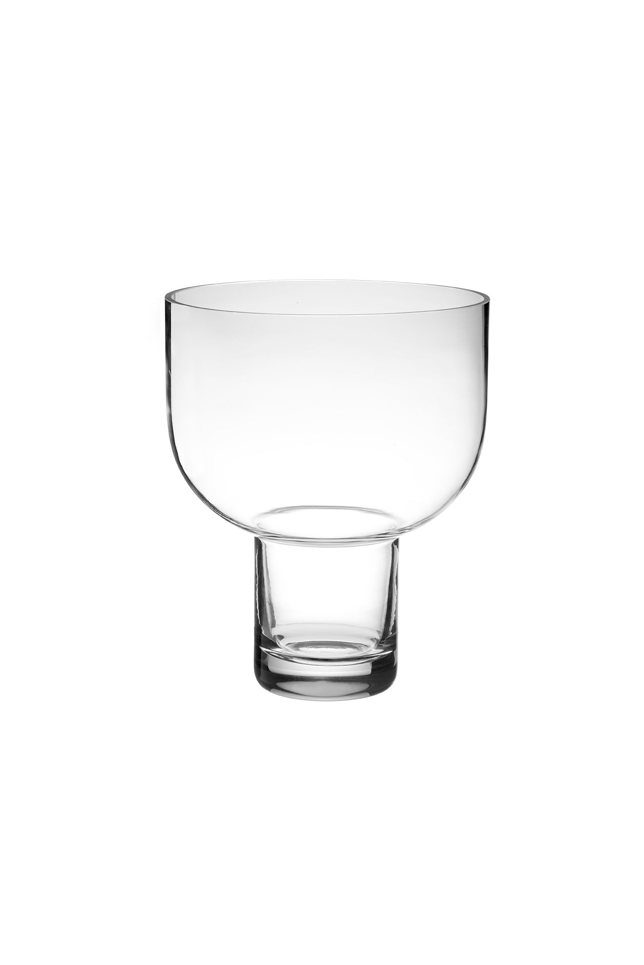 Nebl vase clear medium