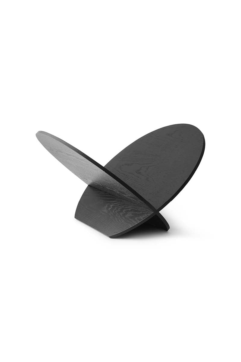 Silia Magazine holder black ash