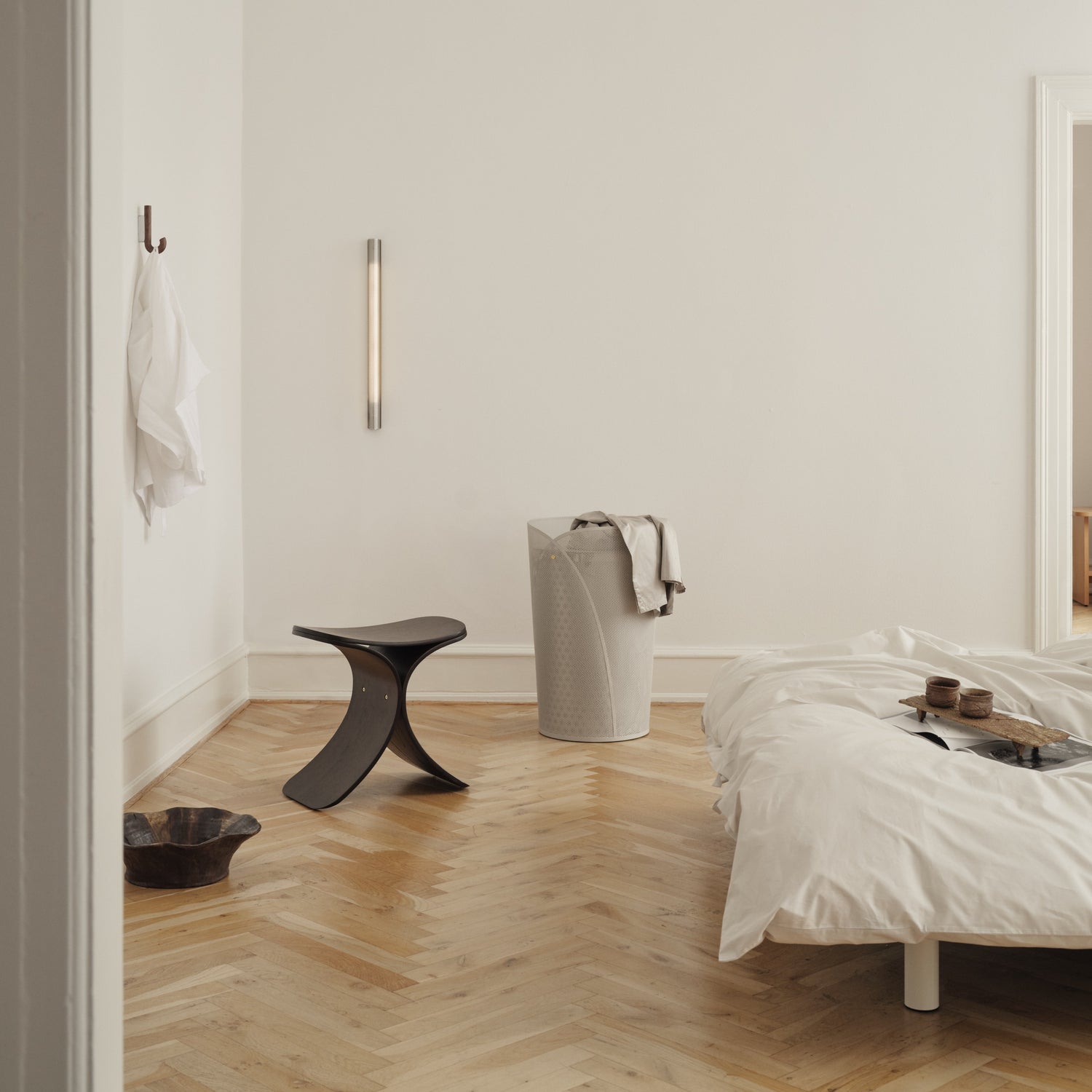 Oya laundry basket warm grey