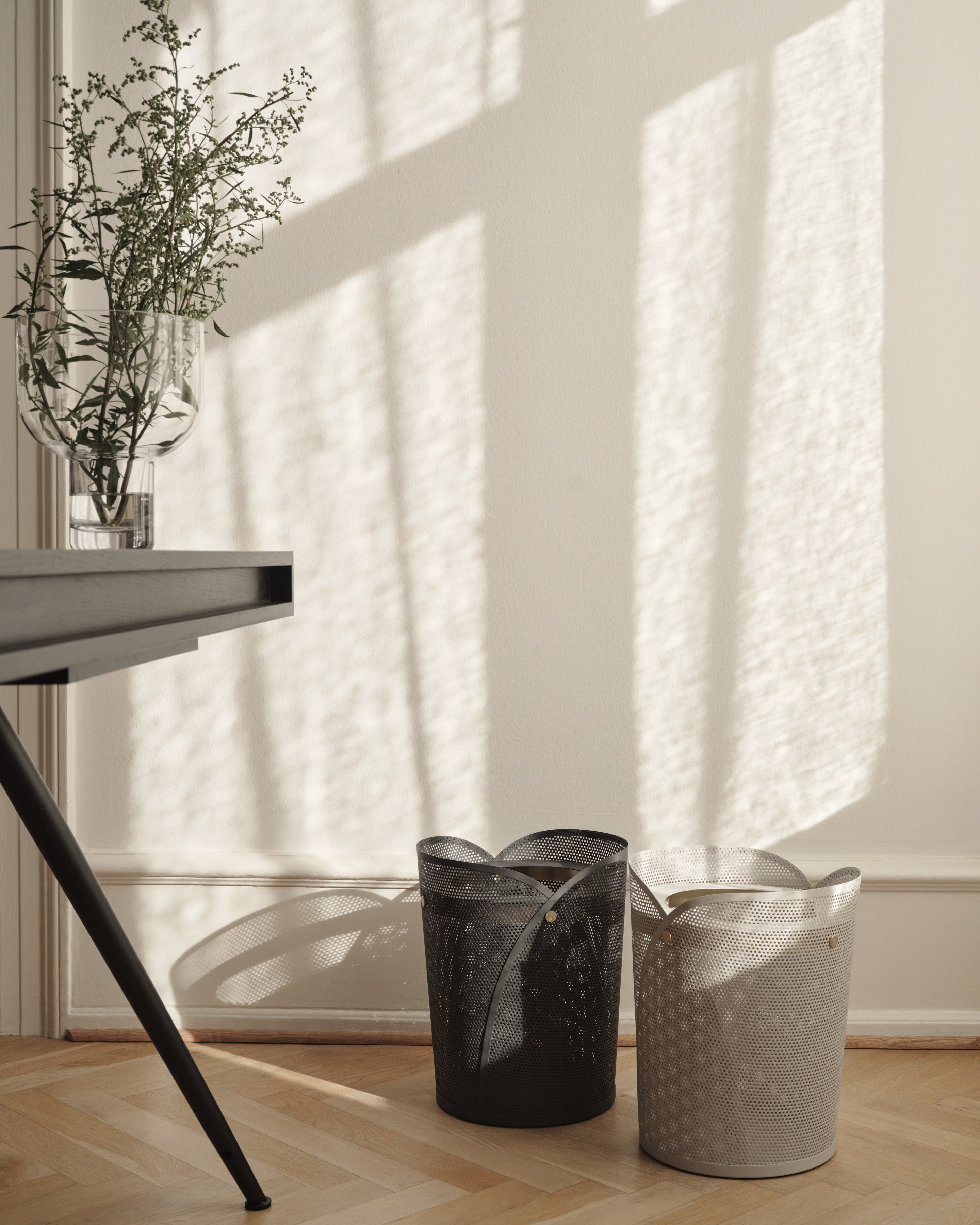 Oya paper bin dark grey