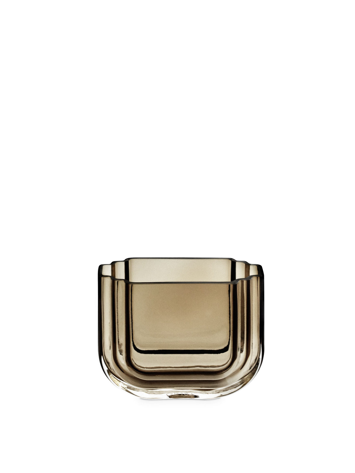 Vima vase oval smoked