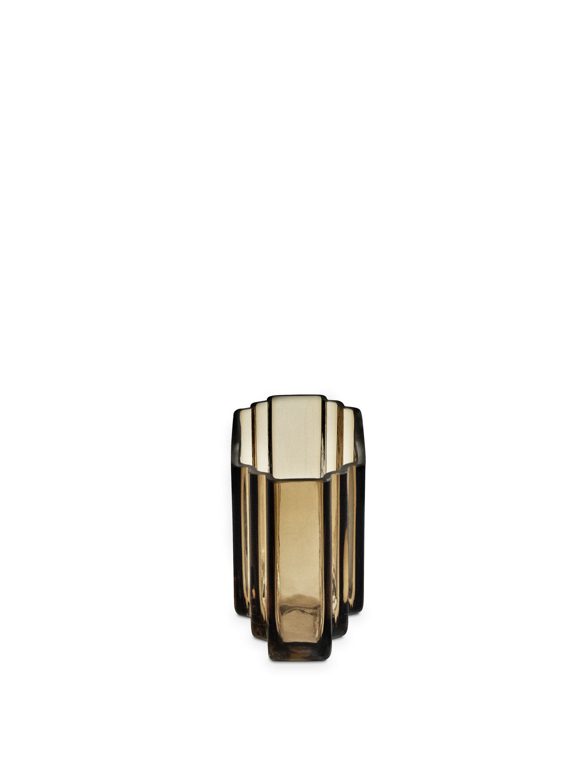 Vima vase oval smoked