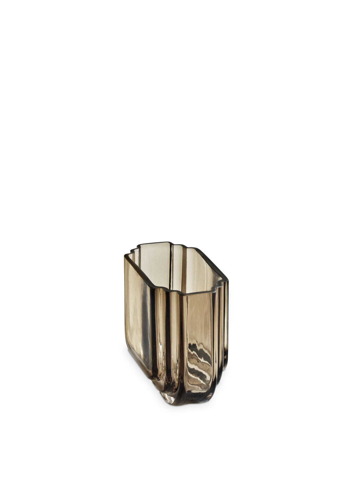 Vima vase oval smoked