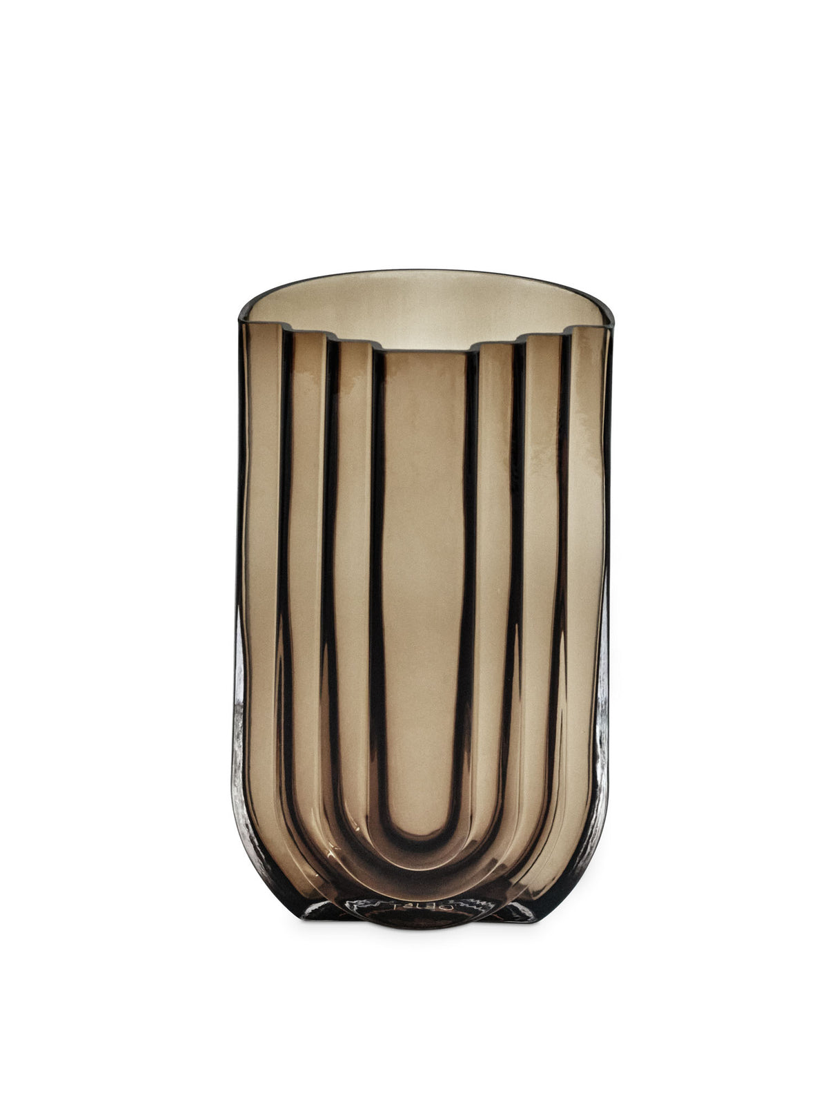 Vima vase large smoked