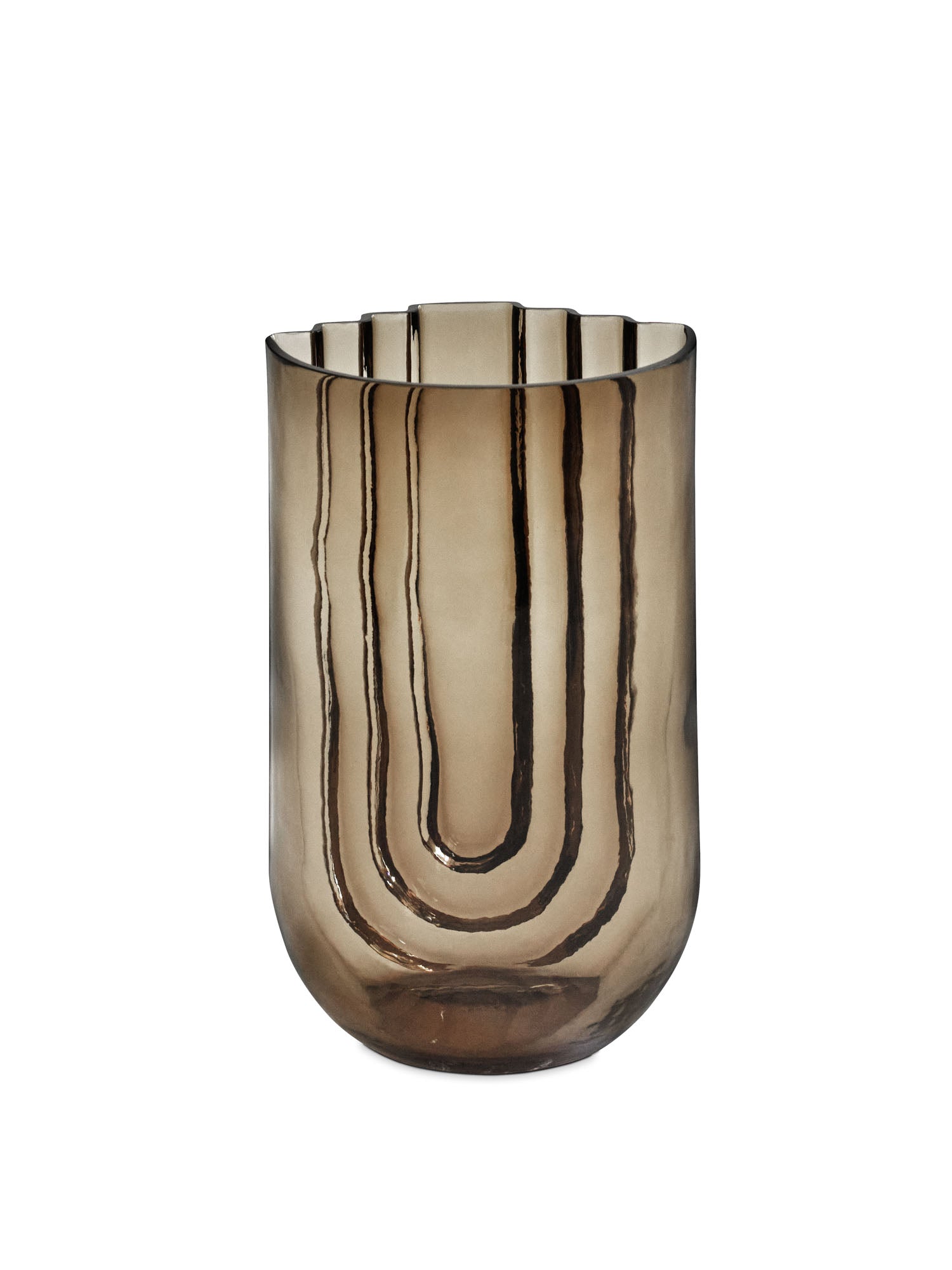 Vima vase large smoked