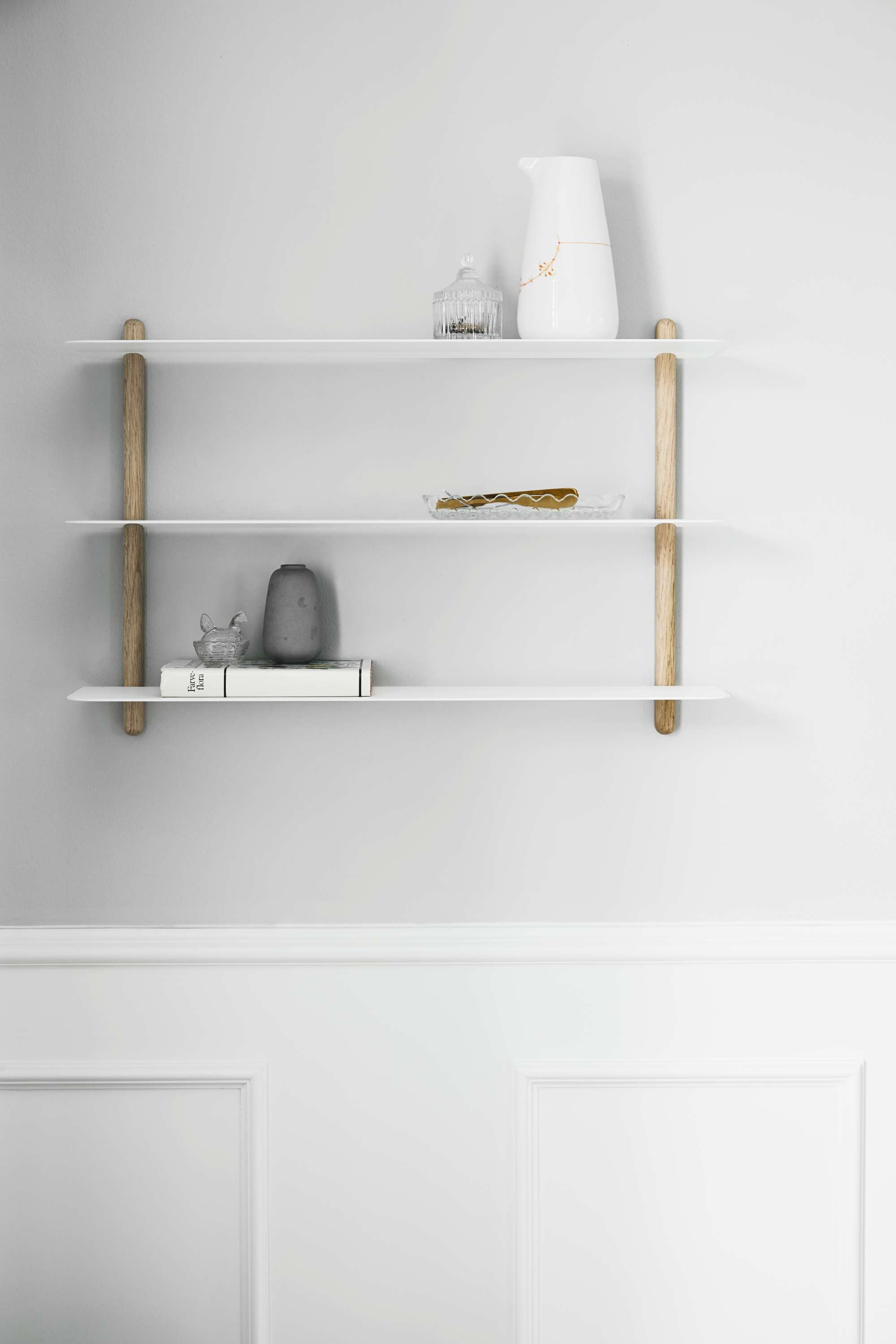 Nivo shelf A light oak/ white