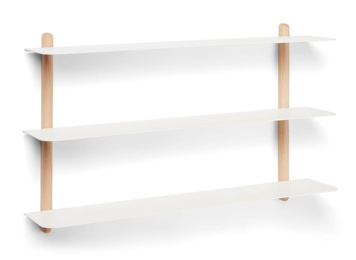 Nivo shelf A light oak/ white