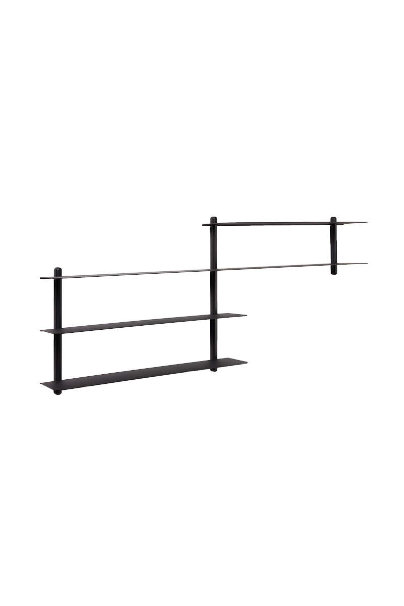 Nivo shelf B black ash/ black