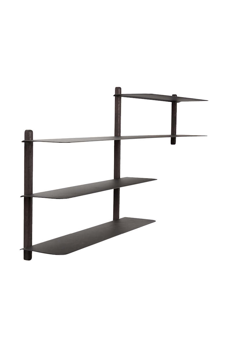 Nivo shelf B black ash/ black