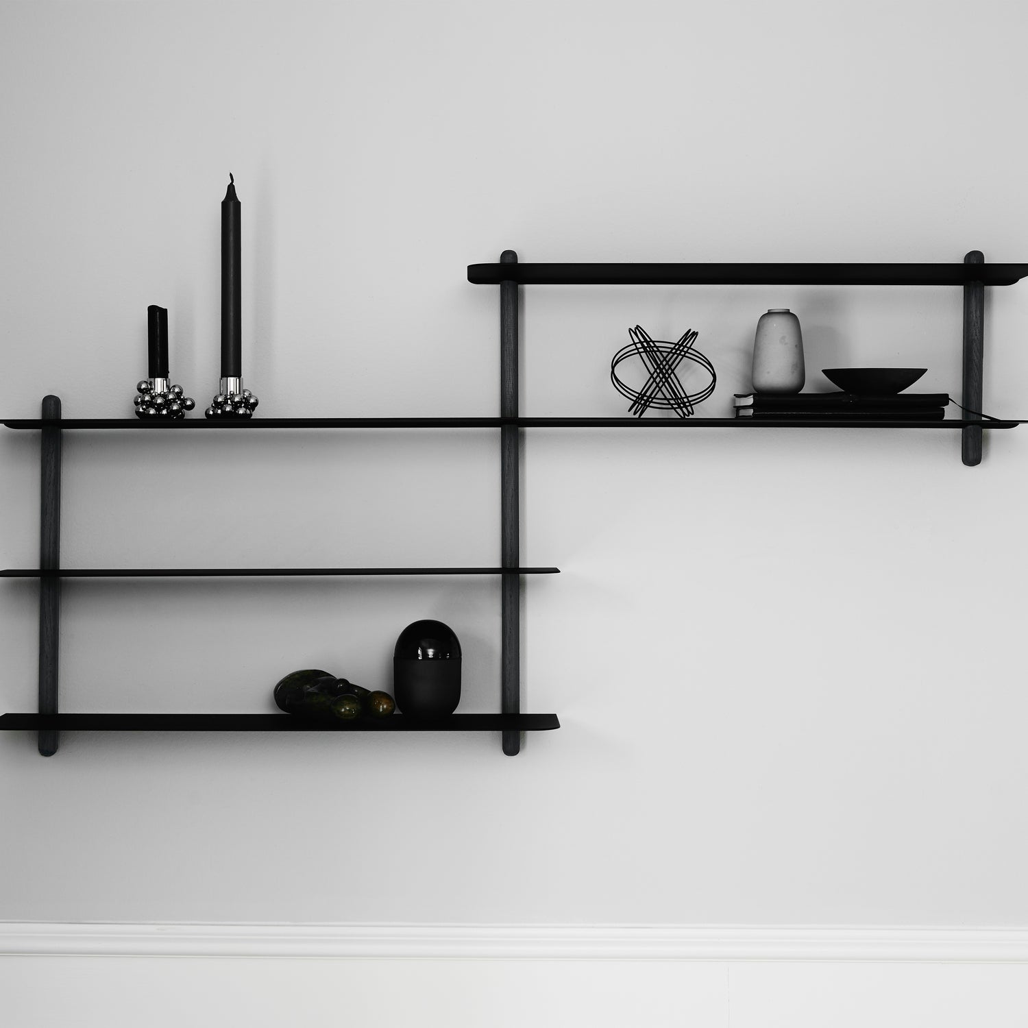 Nivo shelf B black ash/ black