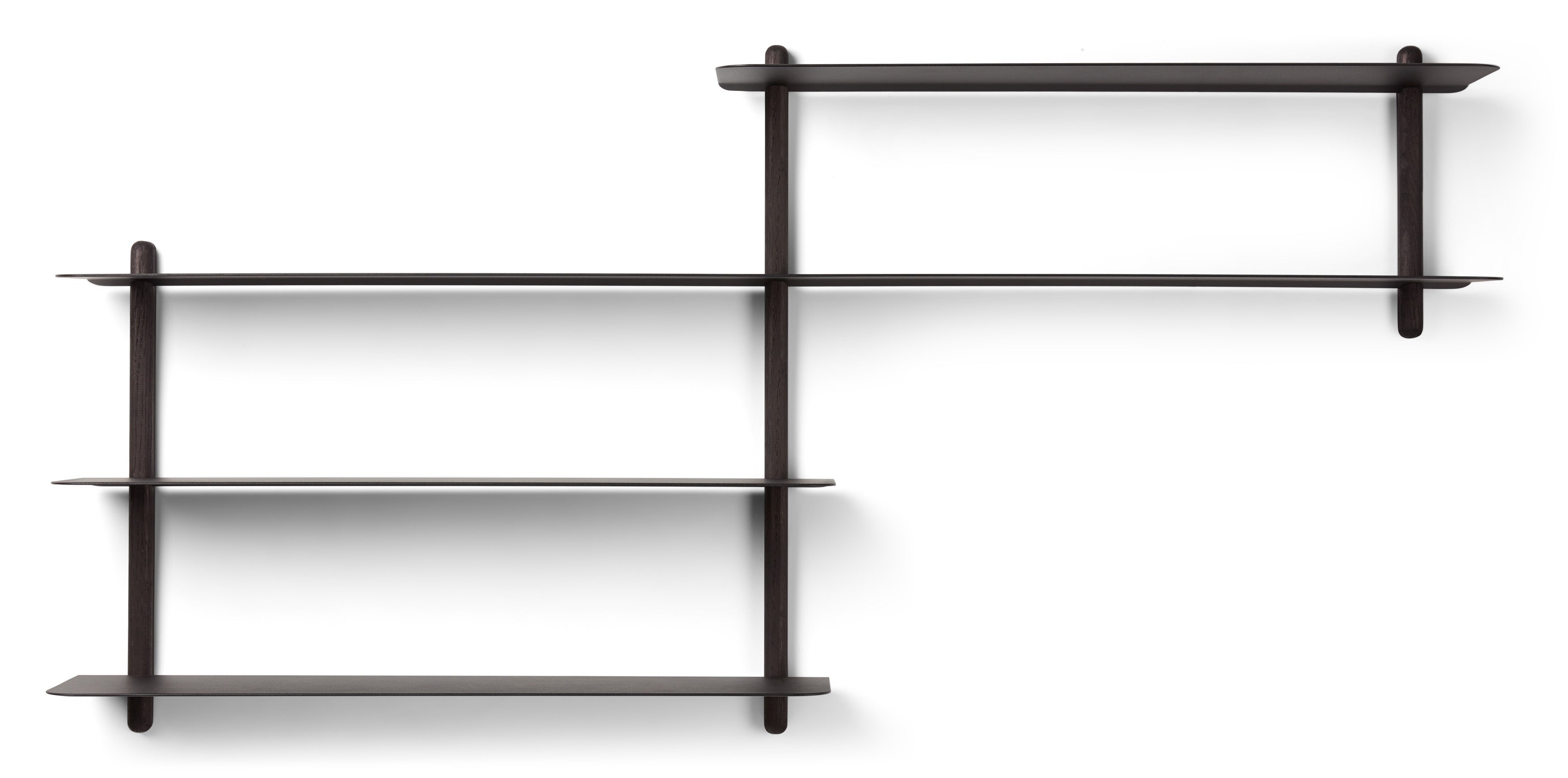 Nivo shelf B black ash/ black