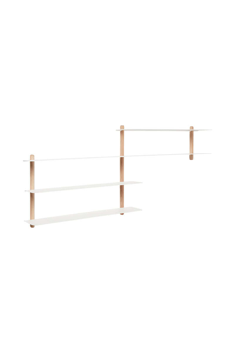 Nivo shelf B light oak/ white