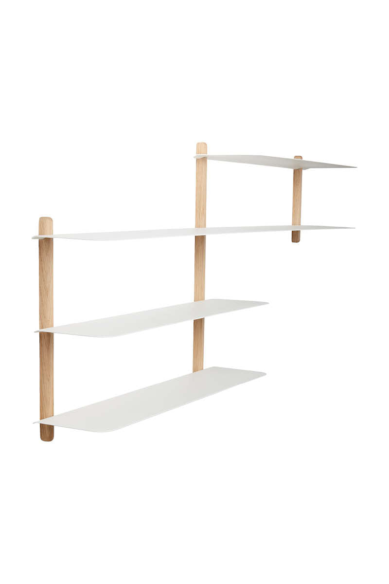 Nivo shelf B light oak/ white