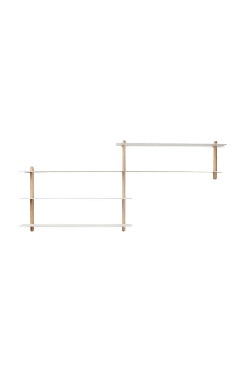 Nivo shelf B light oak/ white