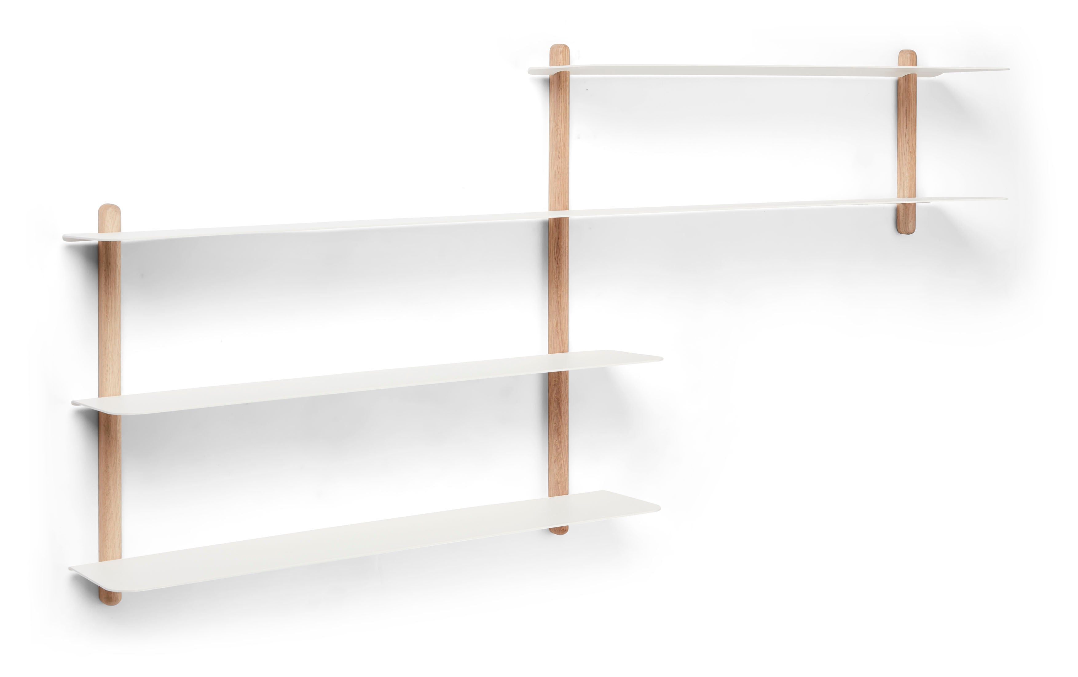 Nivo shelf B light oak/ white