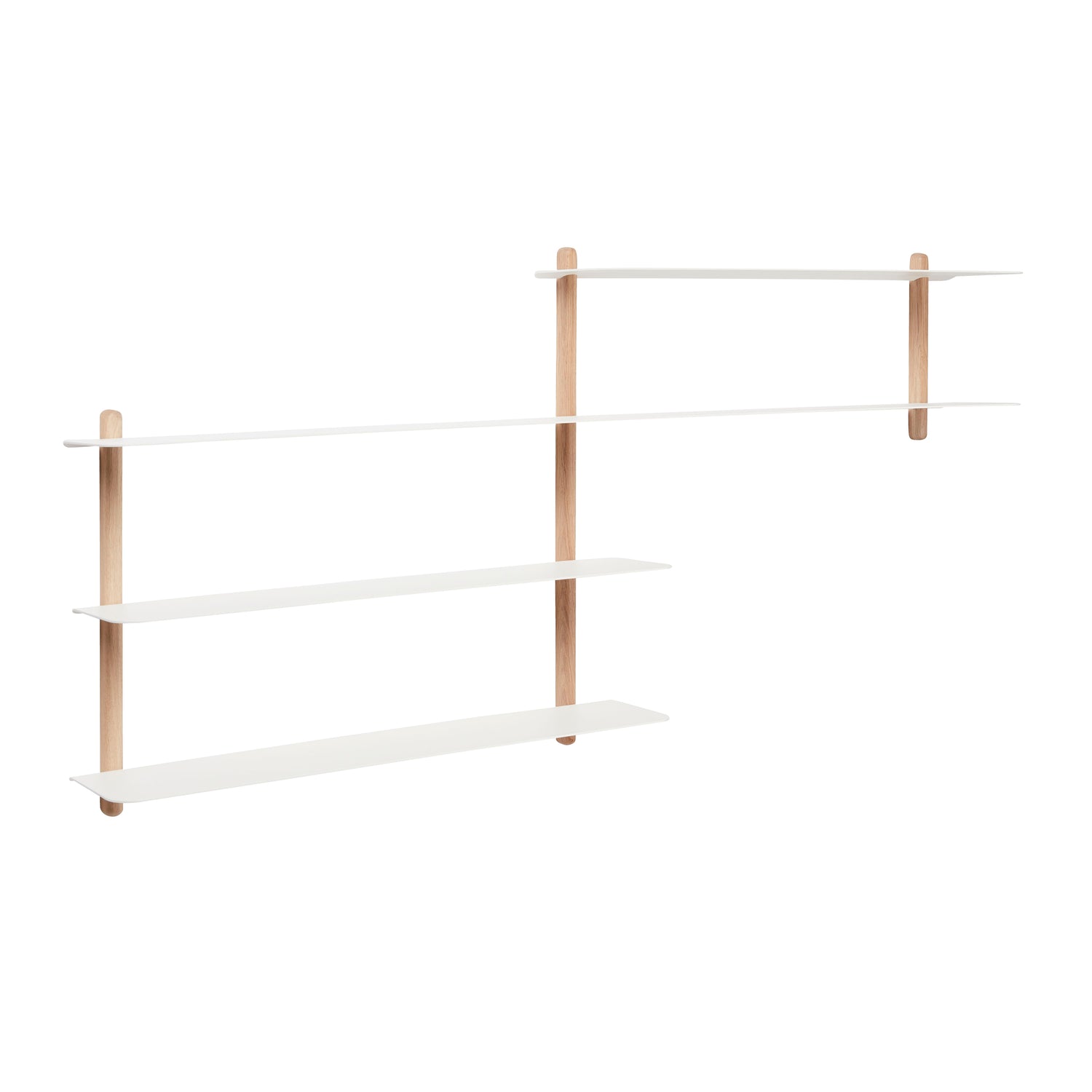 Nivo shelf B light oak/ white