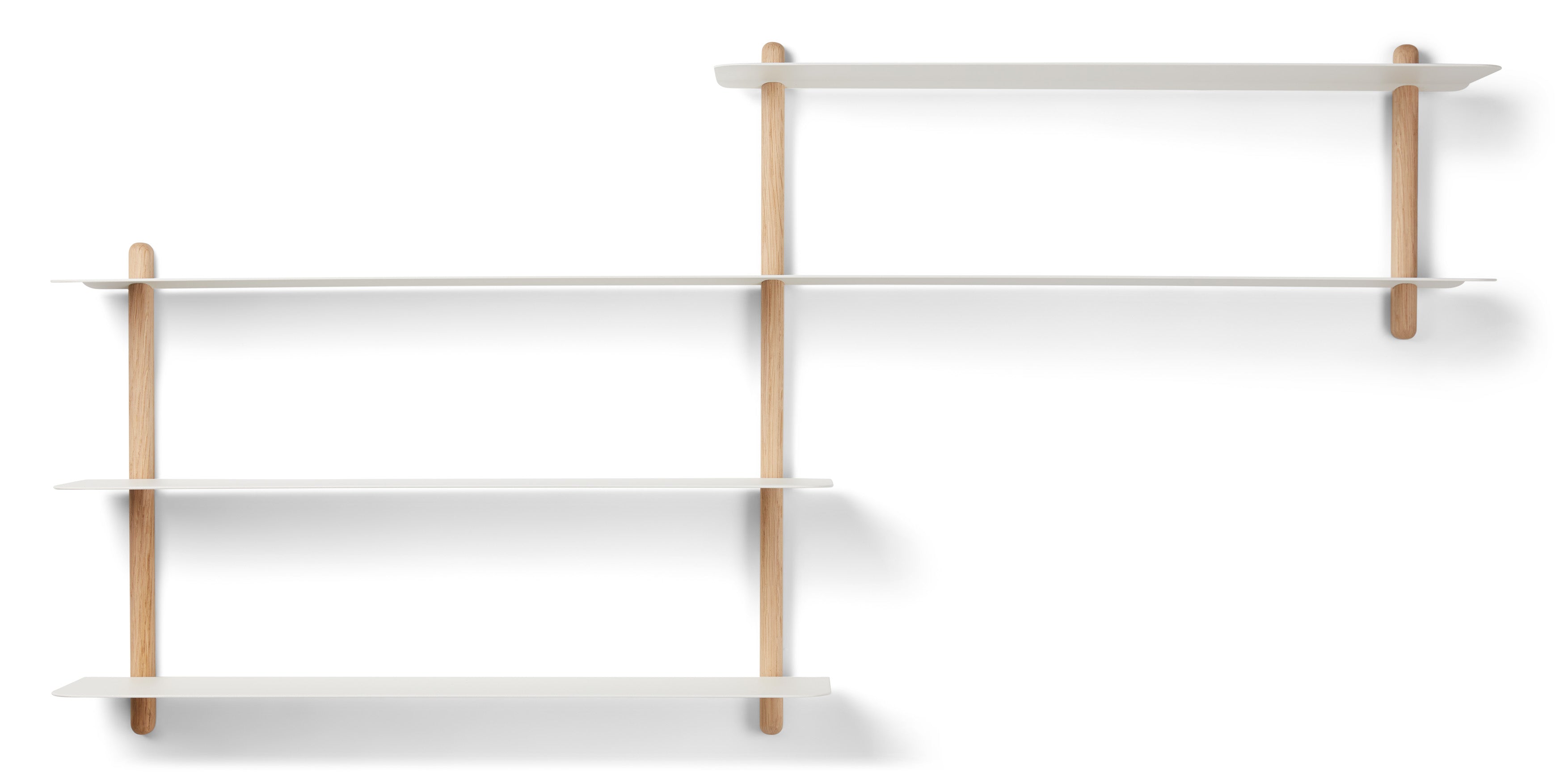 Nivo shelf B light oak/ white