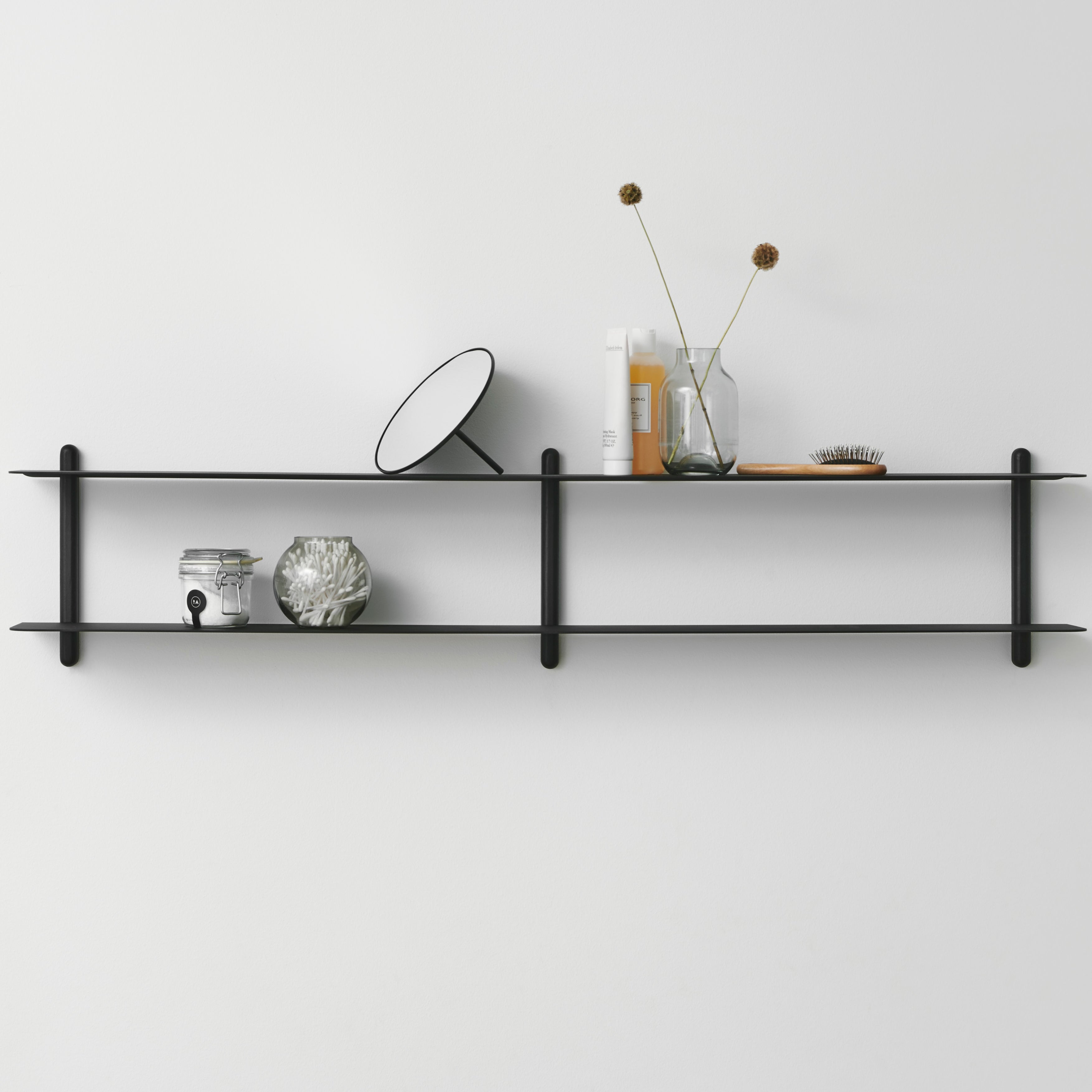 Nivo shelf C black ash/ black – Gejst Design