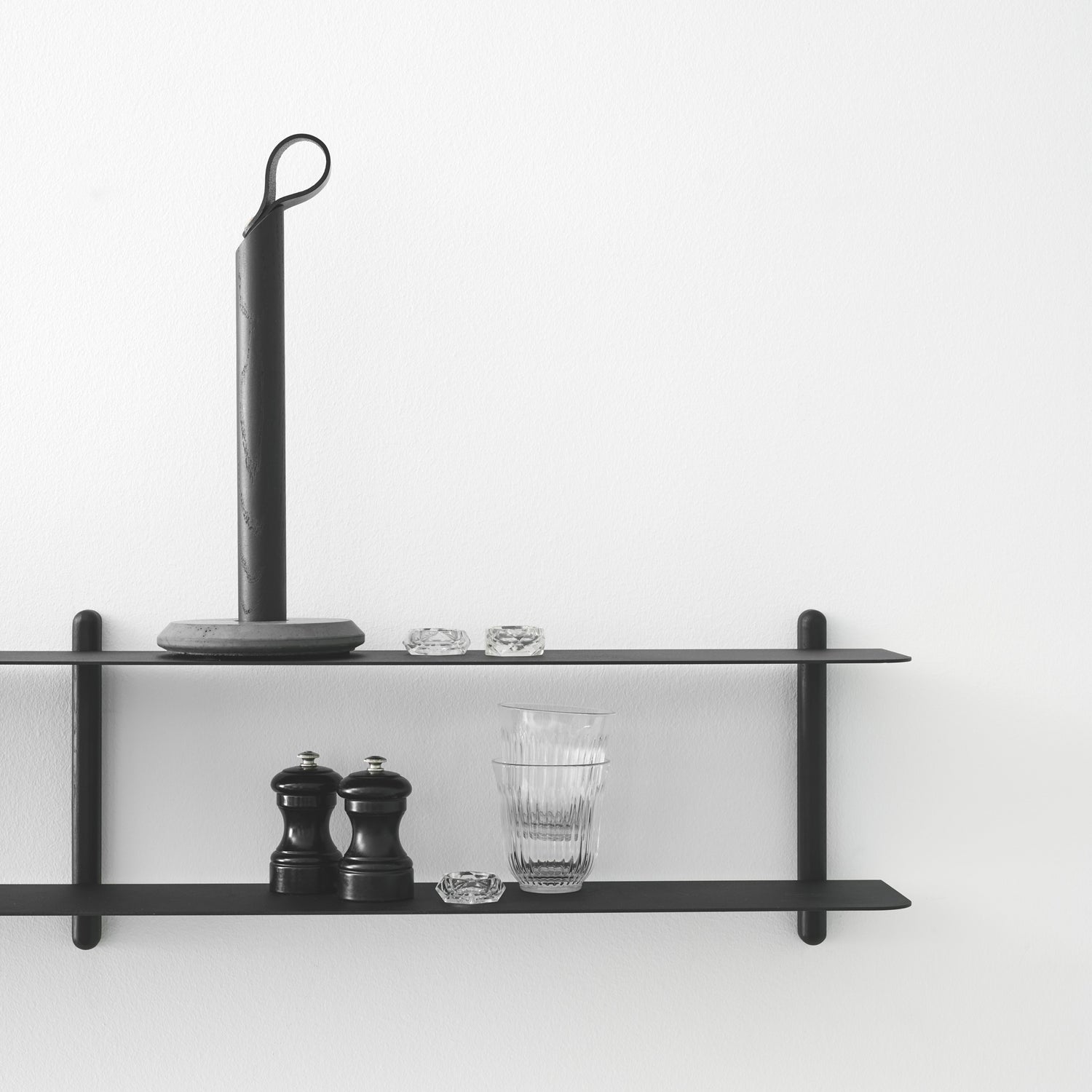 Nivo shelf C black ash/ black