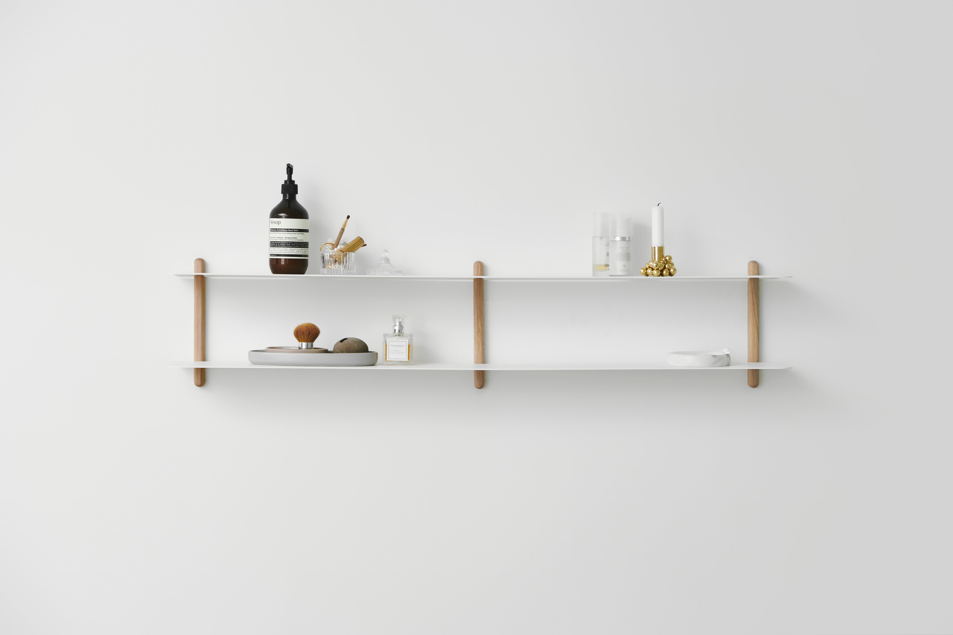 Nivo shelf C light oak/ white
