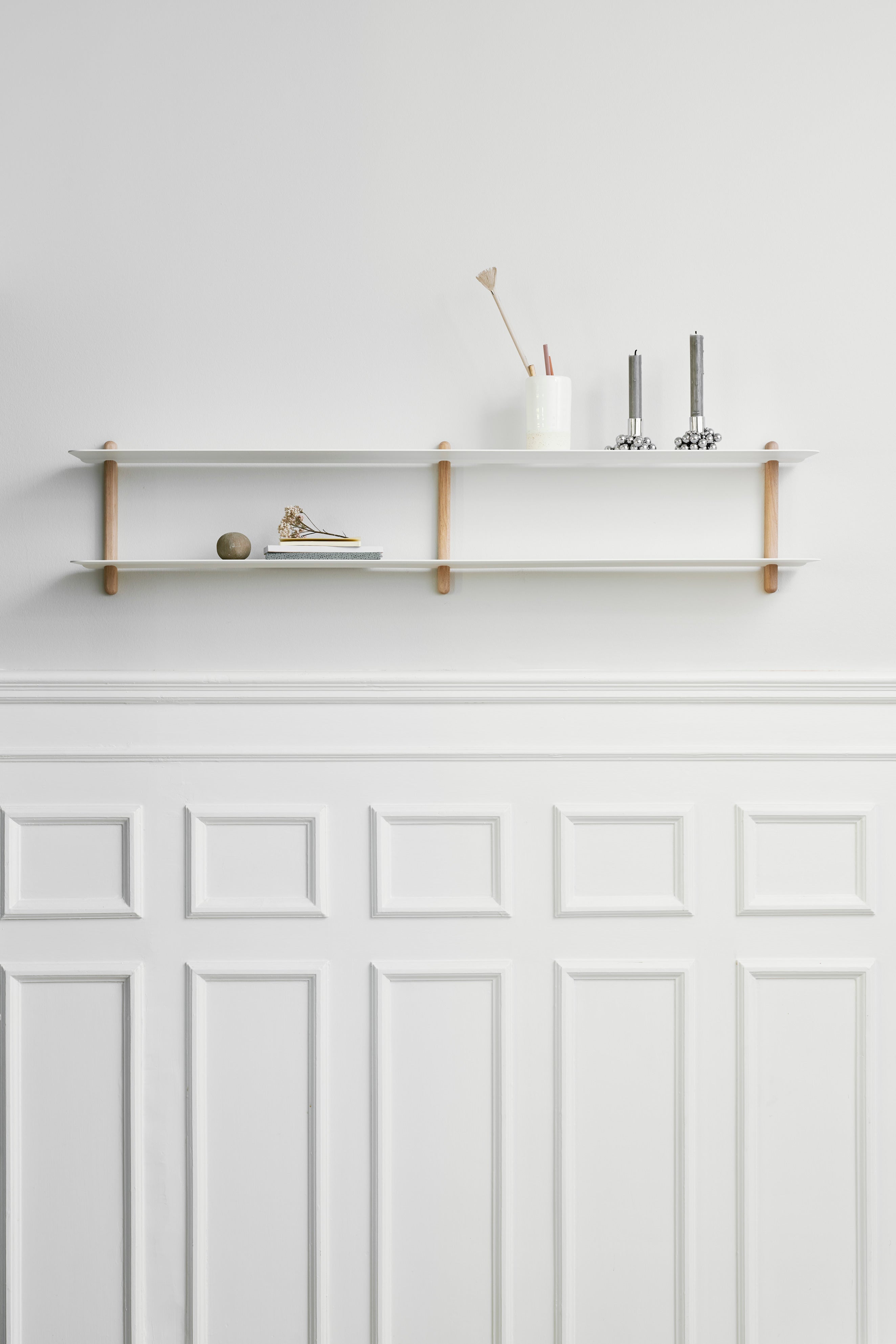 Nivo shelf C light oak/ white