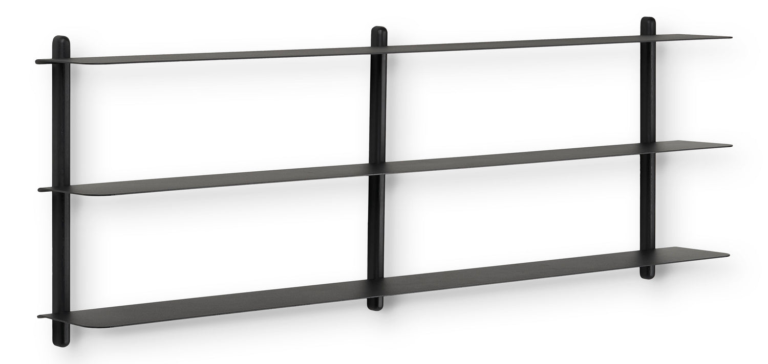 Nivo shelf D black ash/ black