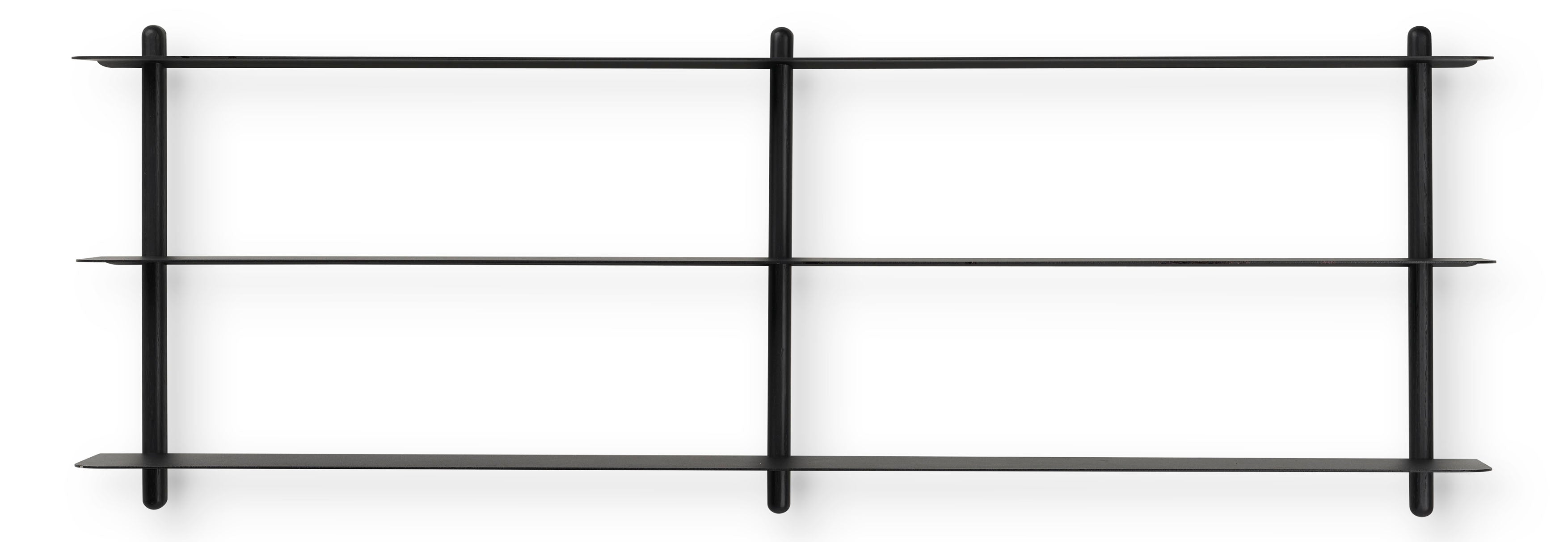 Nivo shelf D black ash/ black