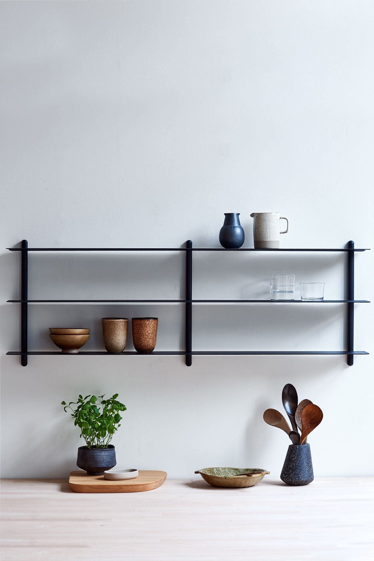 Nivo shelf D black ash/ black