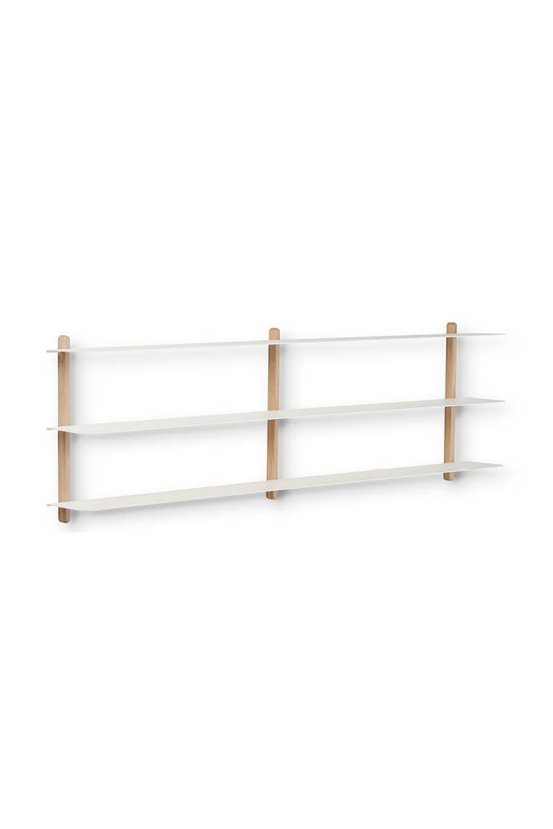 Nivo shelf D light oak/ white